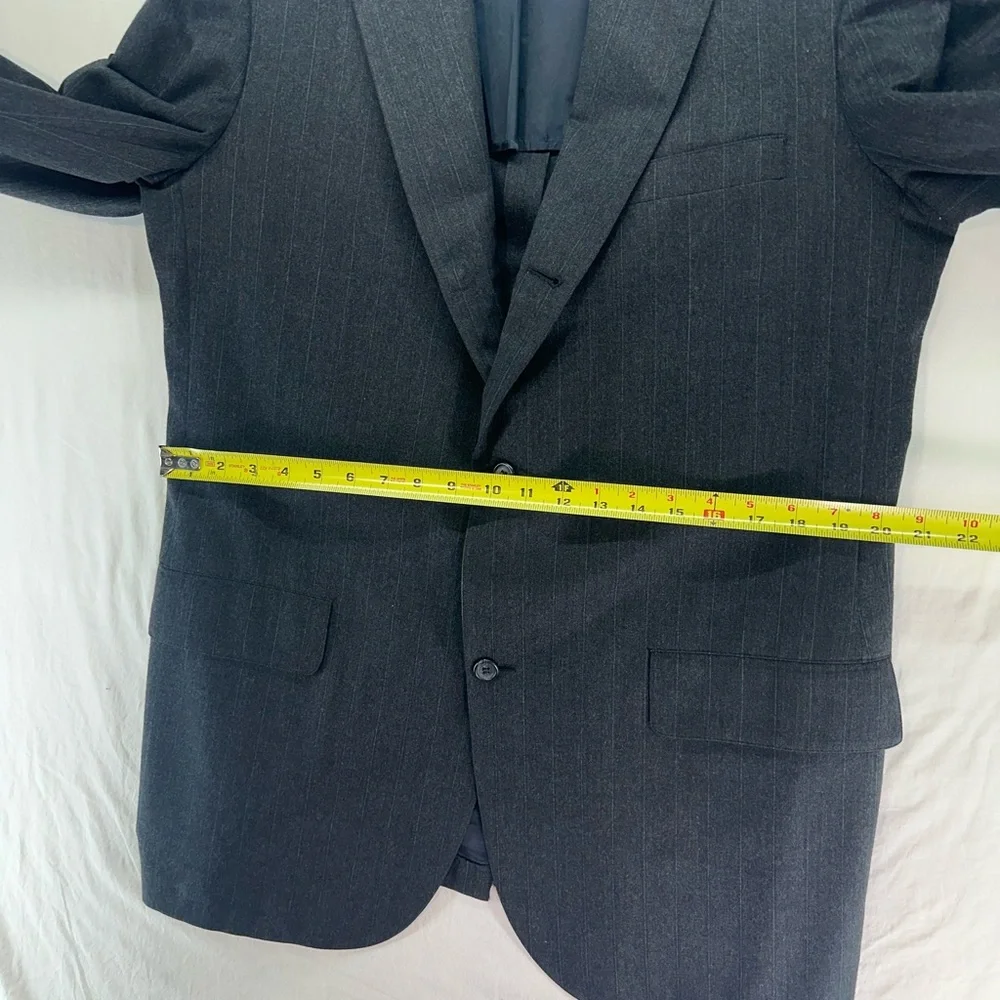 Brooks Brothers Golden Fleece Mens Blazer Suit Jacket Size 43XL‎ Pin Gray Stripe
